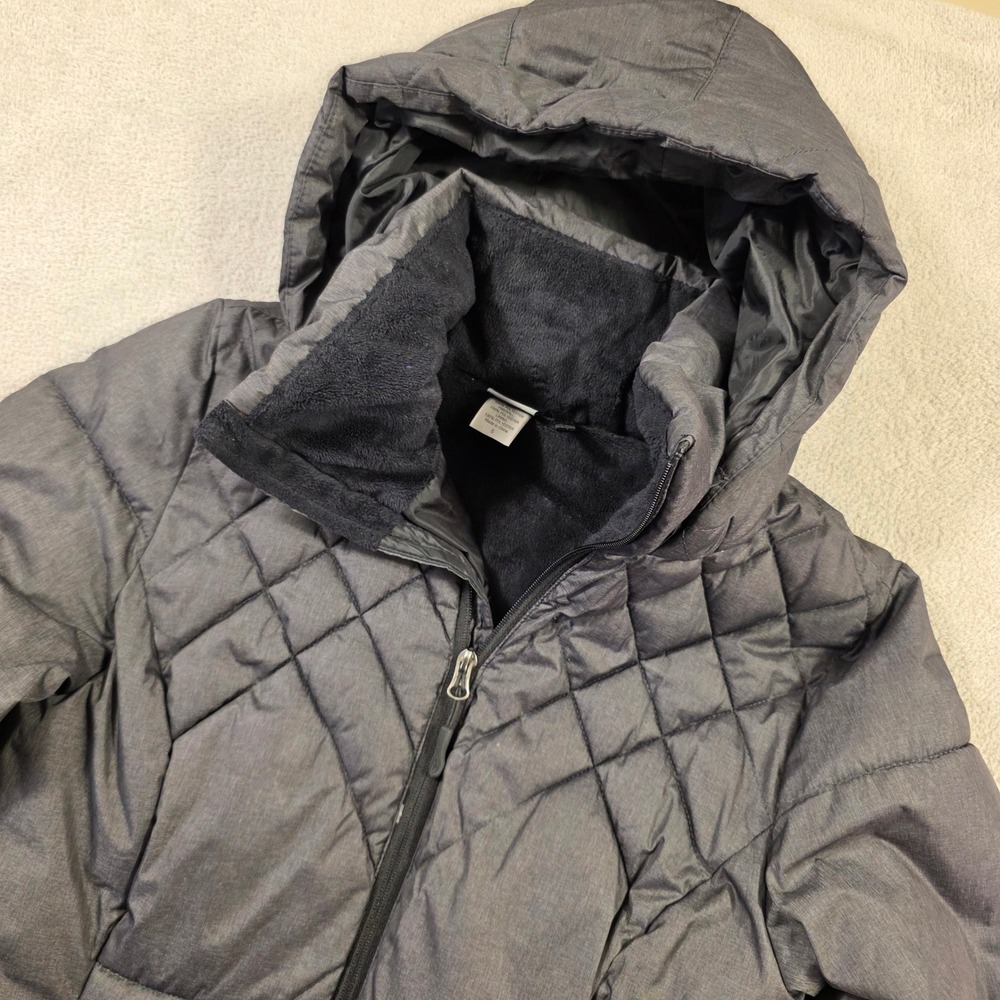 Champion C9 Puffer Jacket Women Small Gray Quilted Outdoor Streetwear Gorpcore